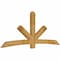 Ekena Millwork Alberta Rough Sawn Timber Gable Bracket, Western Red Cedar, 108"W x 45"H x 4"D x 6"F, 10/12 Pitch GBW108X45X0406ALB00RWR - alternate 5